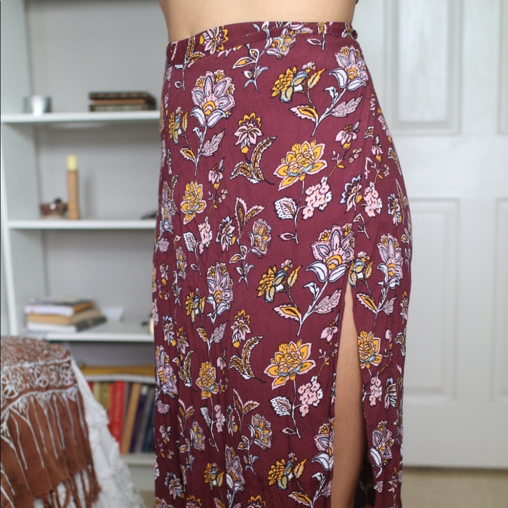 Floral Maxi Skirt